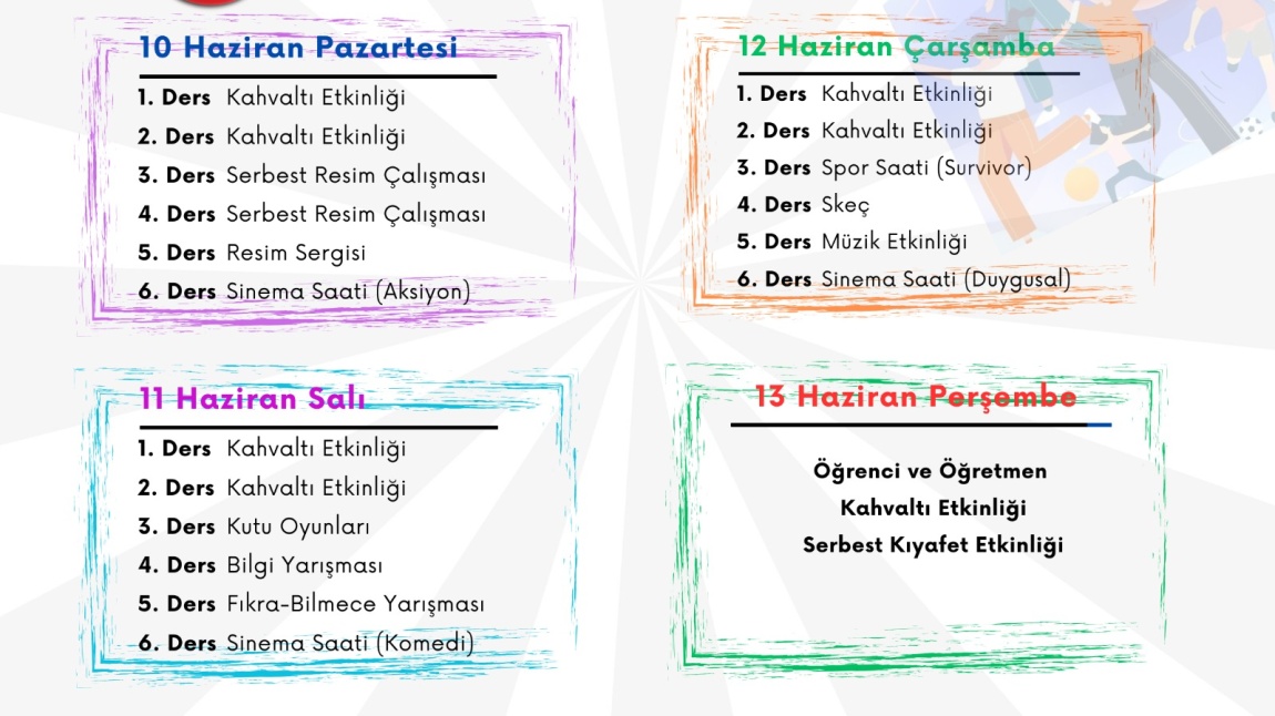 2023-2024 MVB MTAL YIL SONU FAALİYET HAFTASI ETKİNLİK TAKVİMİ