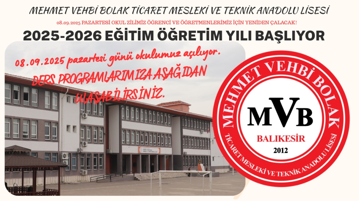 2025-2026 EĞİTİM ÖĞRETİM YILI 08.09.2025 PAZARTESİ GÜNÜ SAAT 8.20 DE BAŞLIYOR!!! SENE BAŞI DERS PROGRAMLARIMIZA AŞAĞIDAN ULAŞABİLİRSİNİZ.